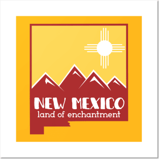 New Mexico Land Of Enchantment Shirt Posters and Art